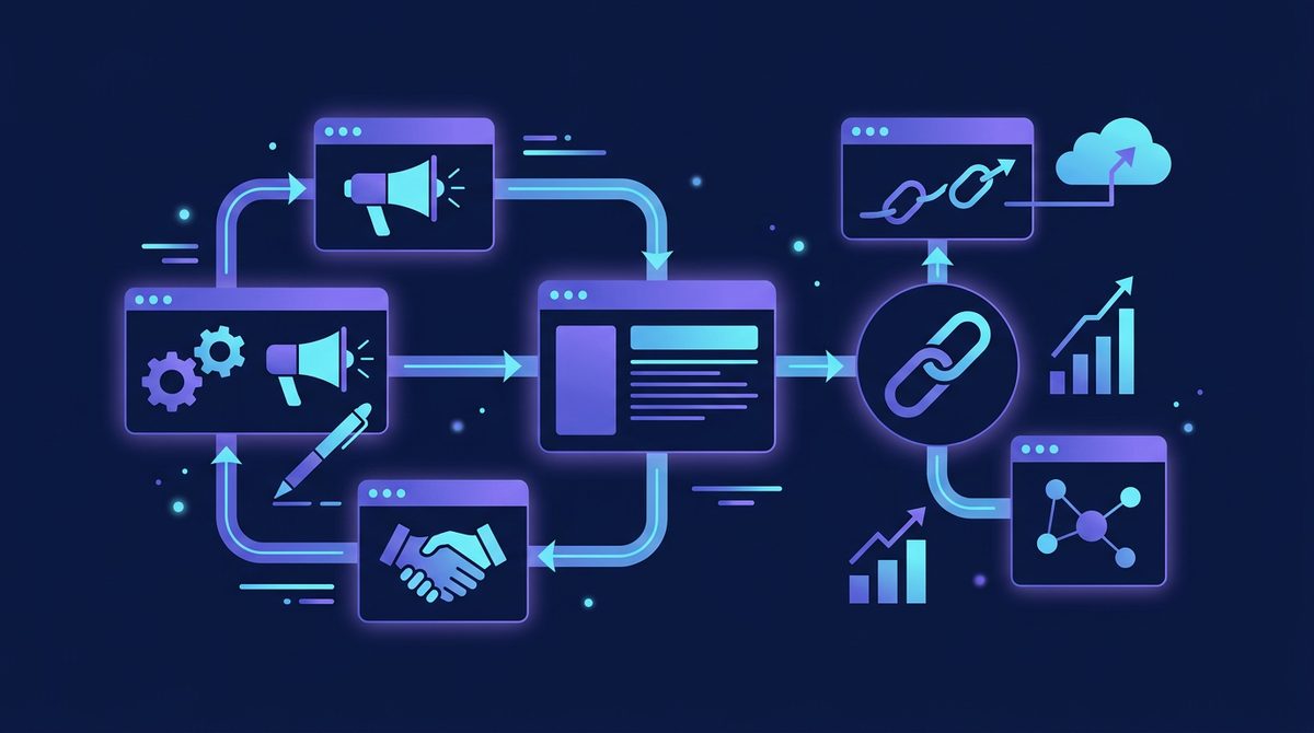 SaaS Link Building Strategies — illustration
