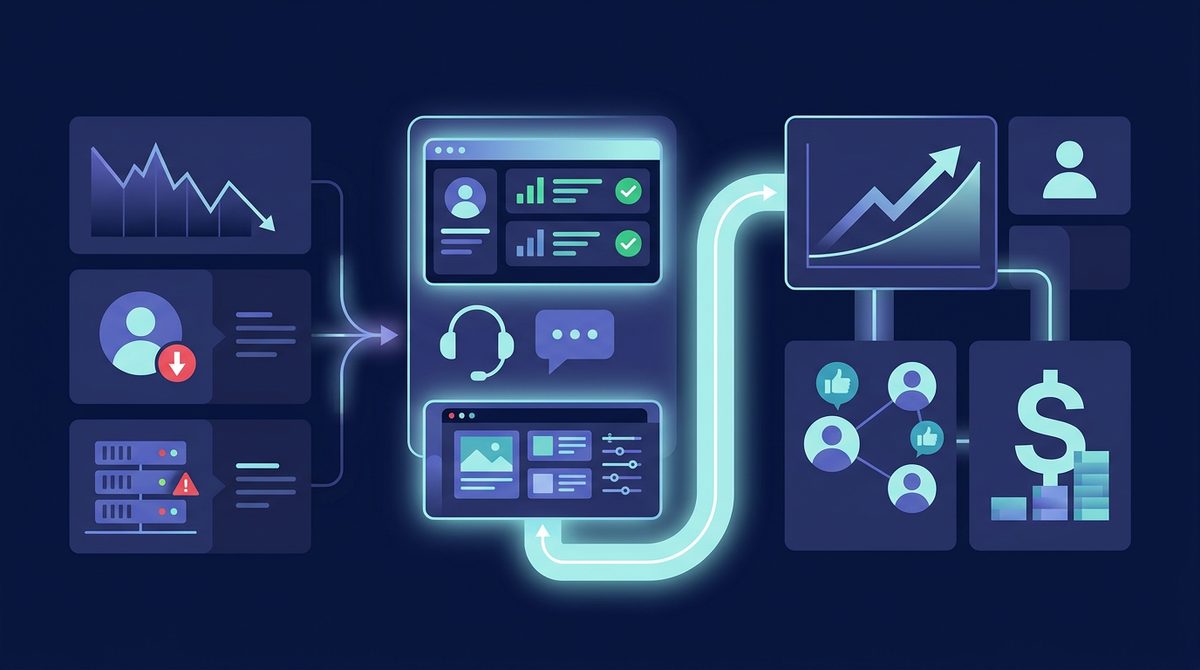 SaaS Churn Reduction Tactics — illustration