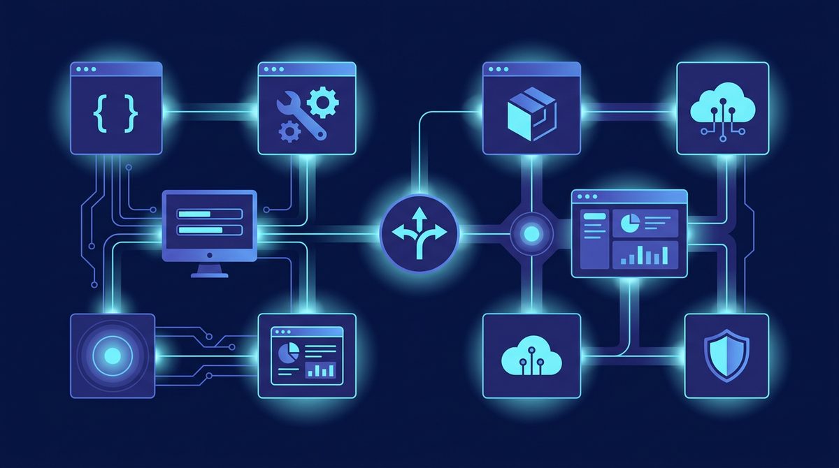 Build vs Buy Internal Tools Framework — illustration