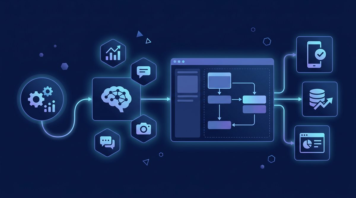 No-Code AI Workflow Tools for SaaS — illustration