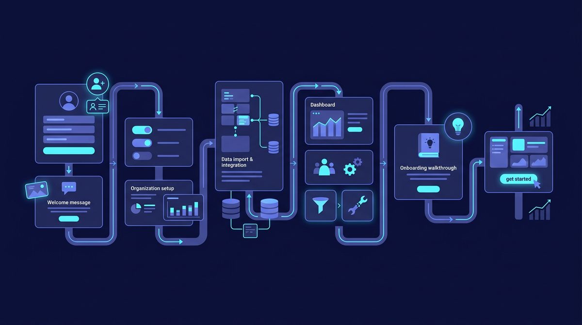 SaaS User Onboarding Guide — illustration