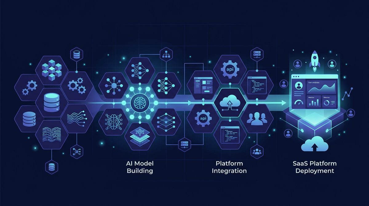 How to Build an AI SaaS in 2026 — illustration