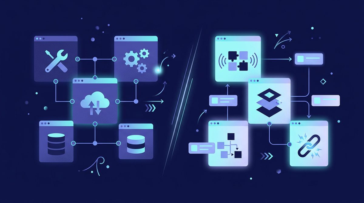 Make vs n8n: Automation Tool Comparison — illustration